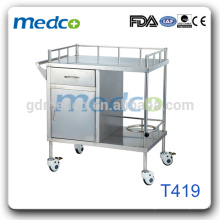 T419 Edelstahl Material medizinische Ausrüstung Trolley